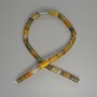 Beads Agate Natural Stone Cylinder, Diameter 8x16mm+/-, Length 38cm +/- on Fishing Line