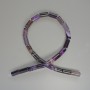 Beads Agate Purple Natural Stone Cylinder, Diameter 8x16mm+/-, Length 38cm +/- on Fishing Line