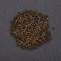 Crimp Beads ("Clamps"), 2.5mm diameter, bronze-tone metal, 200g
