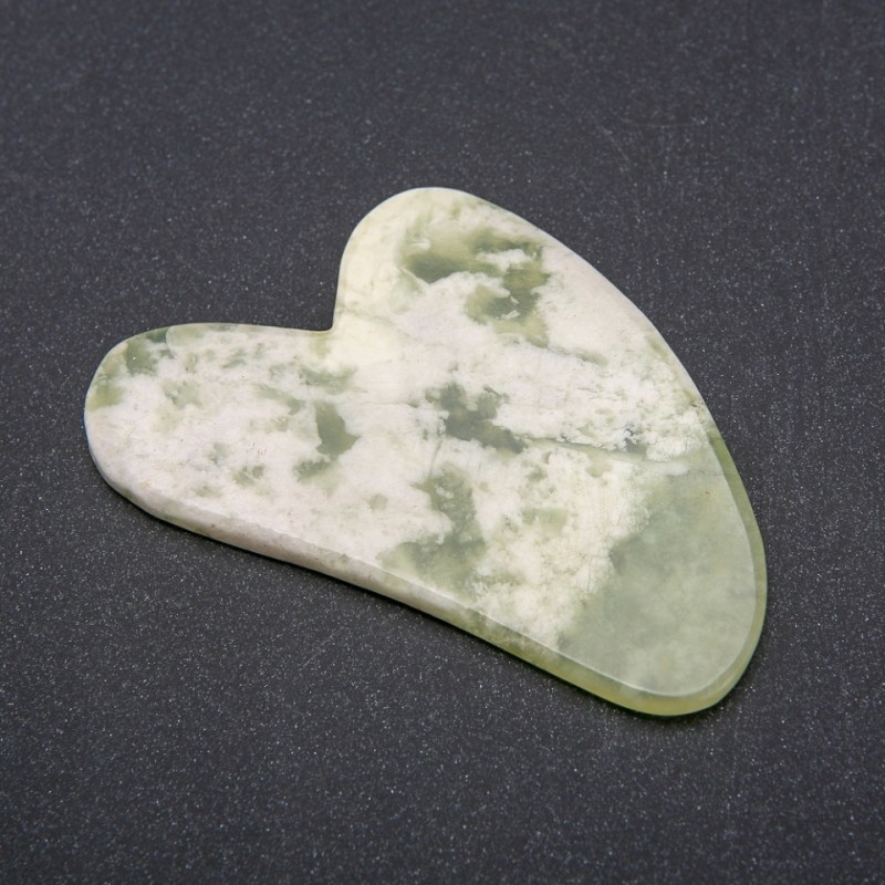 Onyx Gua Sha Massage Scraper, Natural Stone, 5.5x8cm