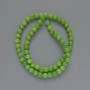 Onyx Beads smooth round, diameter 6.5mm+-, length 40cm+- on fishing line