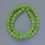 Onyx Beads smooth round, diameter 8.5mm+-, length 40cm+- on fishing line