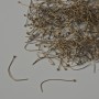 Findings Ball-Head Pins, 40mm Length, Bronze, 410g