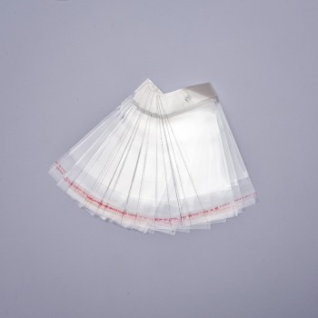 Self-adhesive packing bag 5.5×14 cm 100 pcs / pack