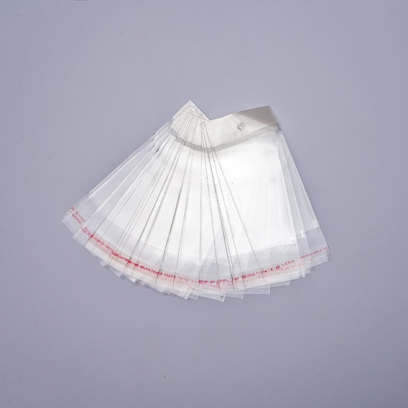 Self-adhesive packing bag 5.5×14 cm 100 pcs / pack