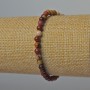 Mookaite Jasper Bracelet, Natural Stone, Smooth Round Beads, Diameter 5mm+-, Length 18cm+- (Stretch)