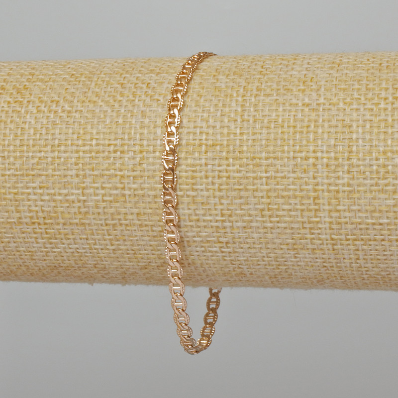 Xuping Bracelet, 18K Gold Plated, Length 19cm, Thickness 3.7mm+