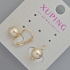 Xuping Earrings, Diameter 8mm+-, Length 15mm+- 18K Gold Plating