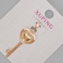 Xuping "Key to the Heart" Pendant, Diameter 33x13mm+/- 18K Gold Plated