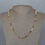 Yellow Agate Necklace, Smooth Round Beads, Diameter 6mm+-, Length 48cm+