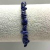 Sodalite Natural Stone Chip Bracelet, Diameter 5x2mm, Length 18cm+/- (Stretch)