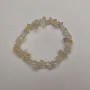 Assorted Rock Crystal and Citrine Chip Stretch Bracelet, Diameter 8x3mm+-, Length 18cm+-