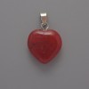 Tourmaline Heart Pendant, diameter 15×15×6mm+/-, length 23mm+