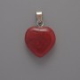 Tourmaline Heart Pendant, diameter 15×15×6mm+/-, length 23mm+