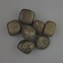 Souvenir Natural Stone Pyrite Tumbled, diameter 22x17mm (+/-) 100g pack
