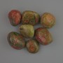 Souvenir Natural Stone Heliotrope Jasper Tumbled, diameter 22x19mm (+/-) 100g pack