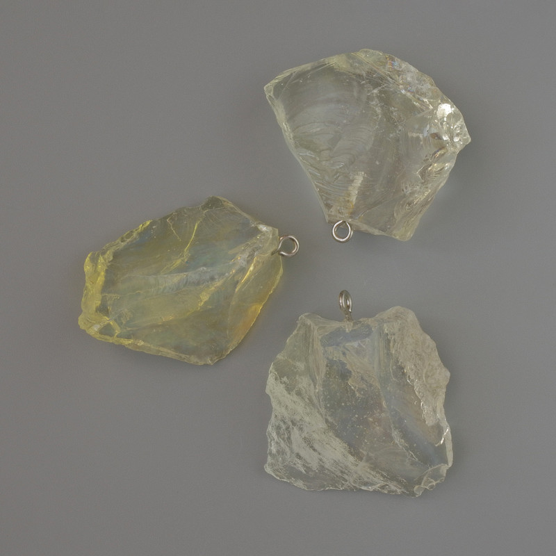 Moonstone Pendant, Raw, from diameter 38x19 to 38x31mm+/- assorted