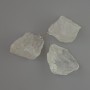 Rock Crystal Pendant, Natural Raw Stone, from diameter 24x19 to 32x24mm+/- assorted