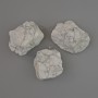 Cacholong Pendant, Raw Stone, from diameter 28x21 to 36x25mm+/- assorted