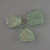 Amazonite Pendant Natural Raw Stone from, diameter 26x20 to 35x29mm+- assorted