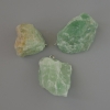 Fluorite Pendant Natural Raw Stone from, diameter 24x22 to 36x28mm+- assorted