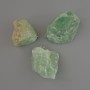 Fluorite Pendant Natural Raw Stone from, diameter 24x22 to 36x28mm+- assorted