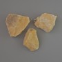 Selenite Pendant Natural Raw Stone from, diameter 34x20 to 35x29mm+- assorted