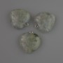 Labradorite Heart Pendant, diameter 27x25mm+
