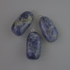 Sodalite Pendant Natural Stone, diameter 35x17mm+