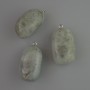 Natural Labradorite Stone Pendant, diameter 35x17mm+
