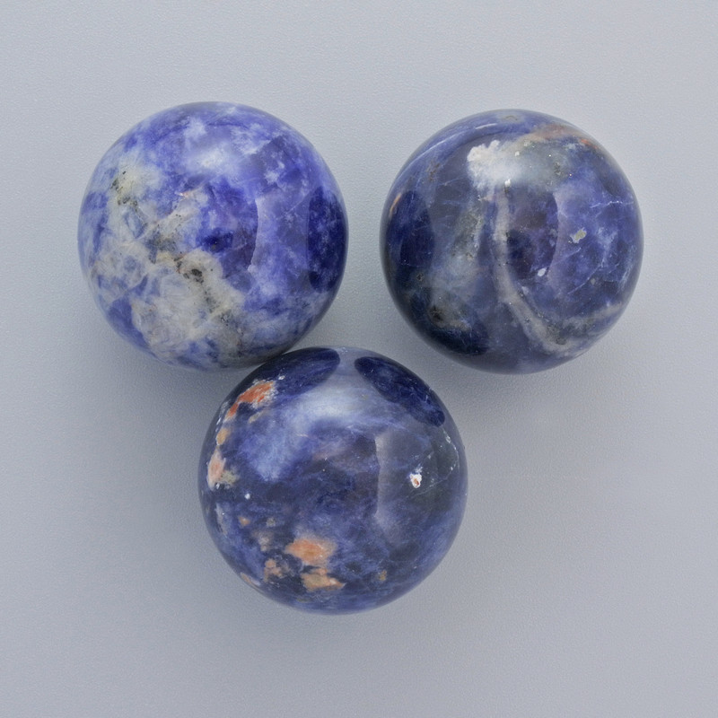 Souvenir Sphere Natural Sodalite Stone, diameter 20mm+- (price per piece)