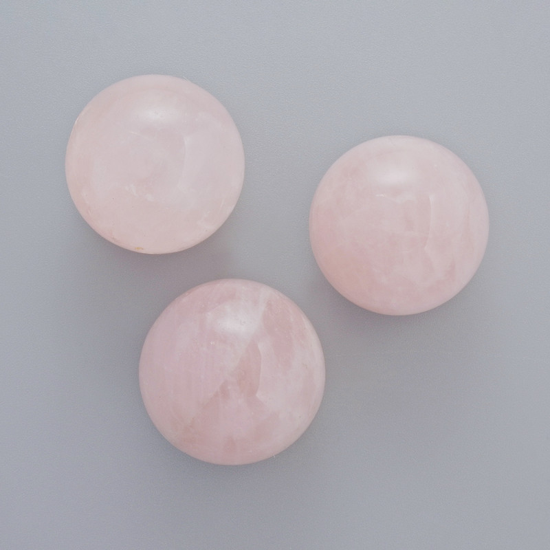 Souvenir Sphere Natural Rose Quartz Stone, diameter 20mm+- (price per piece)