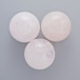 Souvenir Sphere Natural Rose Quartz Stone, diameter 25mm+- (price per piece)