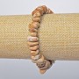 Bracelet Picture Jasper Natural Stone Tumbled, diameter 12x5mm +/-, length 18cm +/- (stretch)