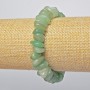 Bracelet Jade Natural Stone Tumbled, diameter 12x5mm +/-, length 18cm +/- (stretch)