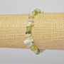 Jadeite Bracelet, natural stone chips, diameter 6x4mm +/-, length 18cm +/- (stretch)