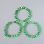 Chrysoprase Bracelet (pressed), smooth bead, diameter 10mm +/-, length 18cm +/- (stretch)