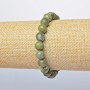 Jadeite Bracelet (press.) Smooth beads, diameter 8.5mm + -, length 18cm + - (stretch)