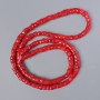 Coral Beads Natural Chips, 12x8mm +/-, 110cm +/- on Fishing Line