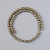 Pyrite Beads, natural stone, cube, diameter 6mm +/-, length 40cm +/-, on a strand