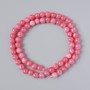 Tourmaline (Pressed) Beads, smooth round, diameter 6.5mm +/-, length 38cm +/- on thread