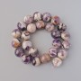 Amethyst Beads, natural stone, smooth round, diameter 16mm +/-, length 40cm +/- on thread