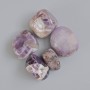 Souvenir Natural Stone Amethyst tumbled, diameter 25x20mm (+-) pack 100g