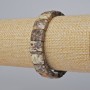 Landscape Jasper Bracelet natural stone rectangular faceted link, diameter 12x10mm +-, length 18cm +- (stretch)