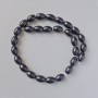 Aventurine "Cairo Night" Beads (Synthetic), Oval, 10x14mm +/- Diameter, 40cm +/- Length on Fishing Line