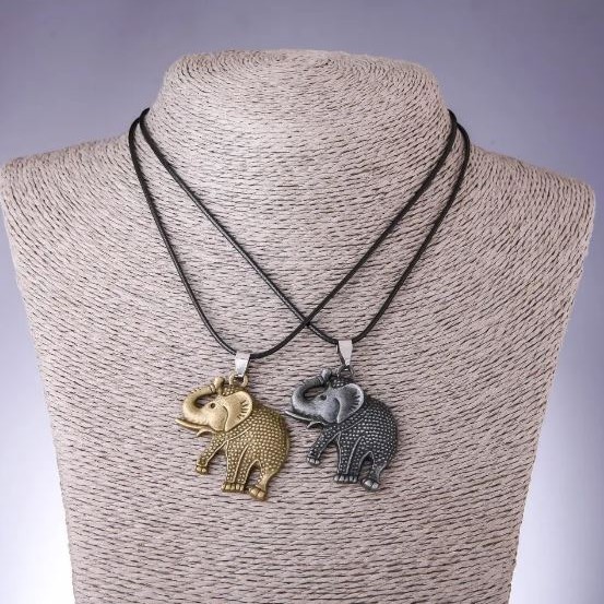 Matching Friendship Pendant Elephants, Length 45-48cm