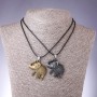 Matching Friendship Pendant Elephants, Length 45-48cm