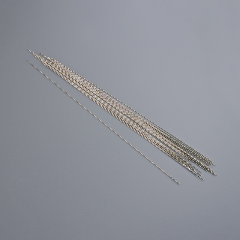 Needle, silver-coloured metal, length 12 cm ± packaging 28 pcs