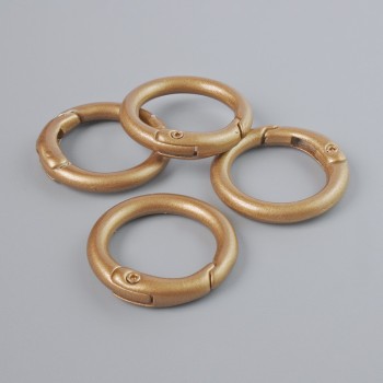 Bronze-colour lobster clasp 25mm metal