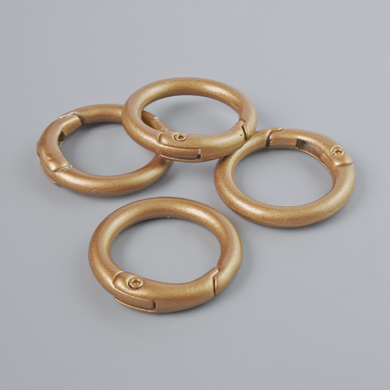 Bronze-colour lobster clasp 25mm metal